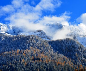 Dolomites high mountains mood