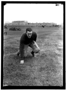 FOOTBALL. CAPTAIN EDWARD MAHON OF HOWARD TEAM LCCN2016868725