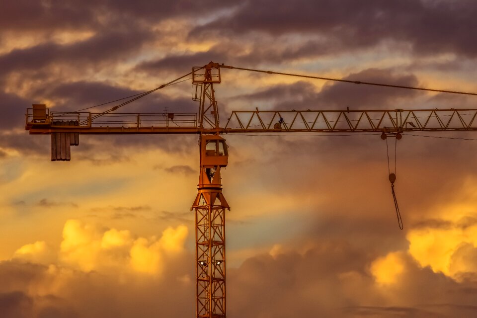 Industry clouds dusk