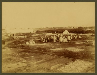 For centuries Kairouan has been the most sacred burying ground of this part of Africa, and people dying hundreds of miles away were sent here for burial LCCN2003690047