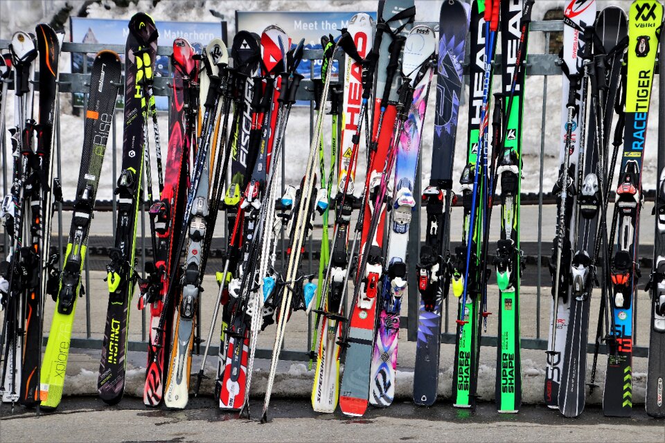 The alps switzerland ski