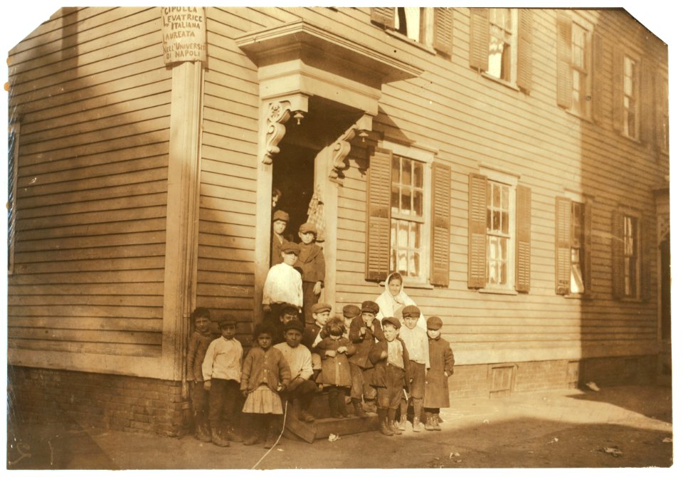 For Child Welfare Exhibit 1912-13.) One of the Midwives' homes, Spruce St LOC nclc.04800