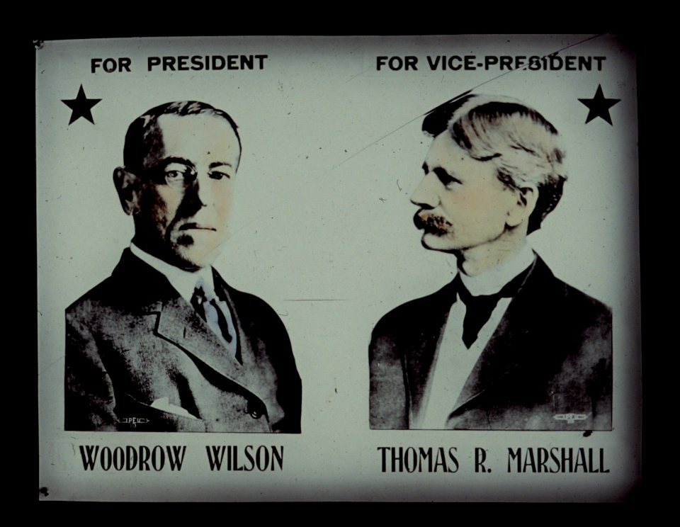 For President Woodrow Wilson, for Vice-President Thomas R. Marshall LCCN2007680381