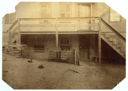 For Child Welfare Exhibit 1912-13.) Basement Tenement, High Street, Central Falls, R.I LOC nclc.04807