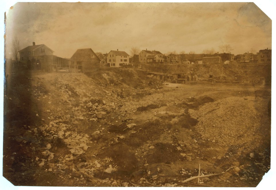 For Child Welfare Exhibit 1912-13.) Whitman Street, dump, Pawtucket, R.I LOC nclc.04803