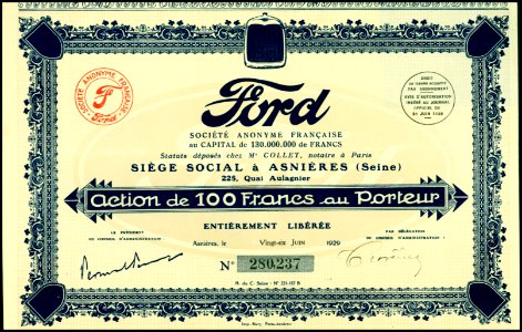 Ford France 1929