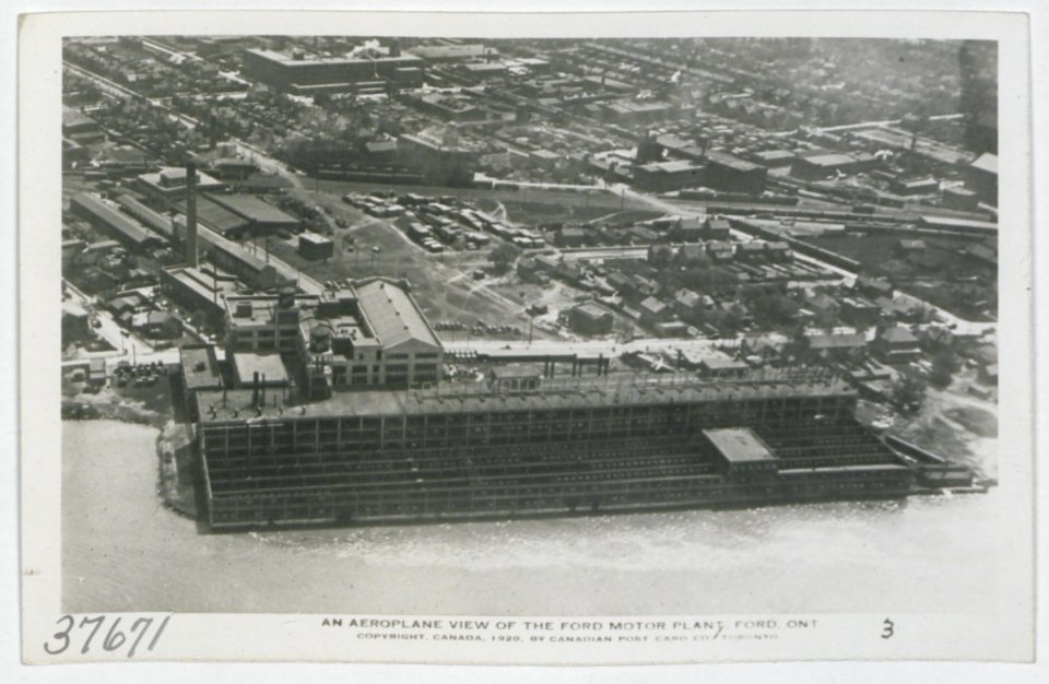 Ford Motor Plant from an Aeroplane (HS85-10-37671) original