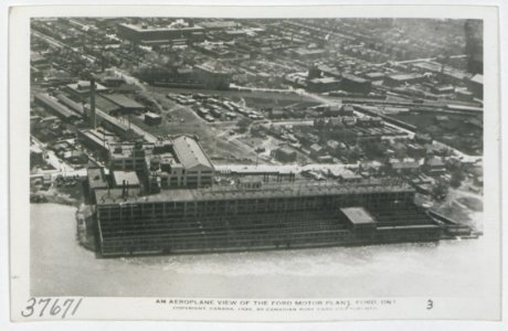 Ford Motor Plant from an Aeroplane (HS85-10-37671) original
