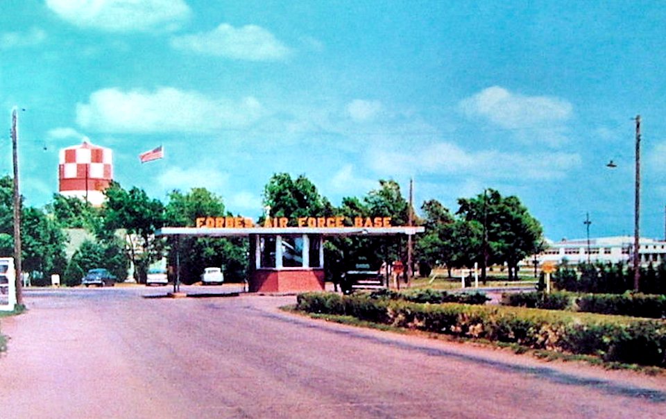 Forbes Air Force Base - SAC Era Main Gate