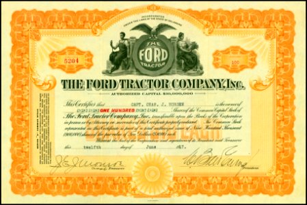Ford Tractor Company 1917