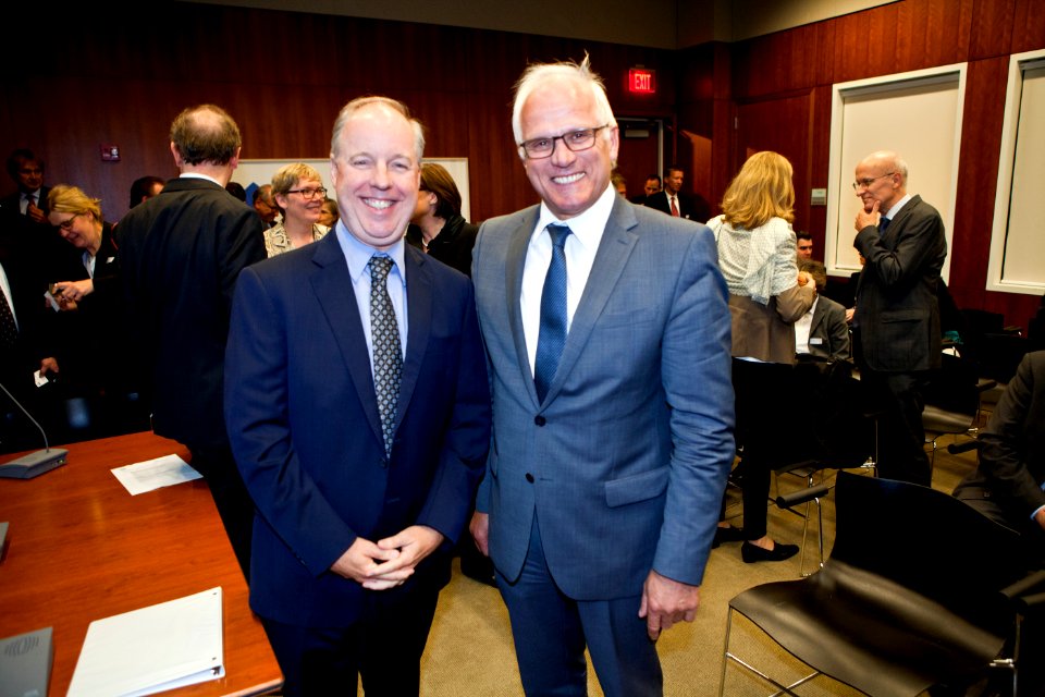 Foreign Agriculture Service Bioeconomy conference Kent Logsdon, Deputy Chief of Mission, U.S. Embassy Berlin and Peter Bleser, Parliamentary State Secretary Federal Ministry of Food and Agriculture (21646917565)