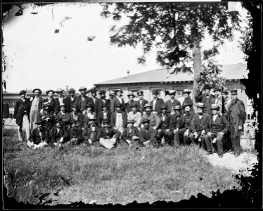 Foremen and Superintendents of U.S. Military Railroad - NARA - 528944 photo