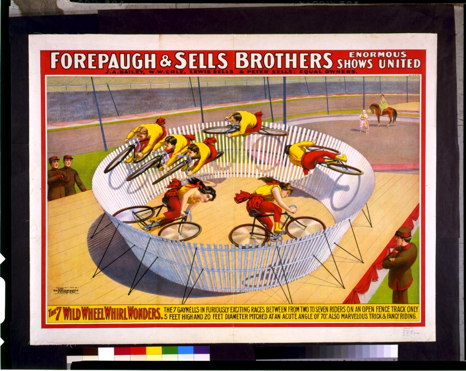 Forepaugh & Sells Brothers enormous shows united. The 7 wild wheel whirl wonders. The 7 Gaynells ... LCCN93506227