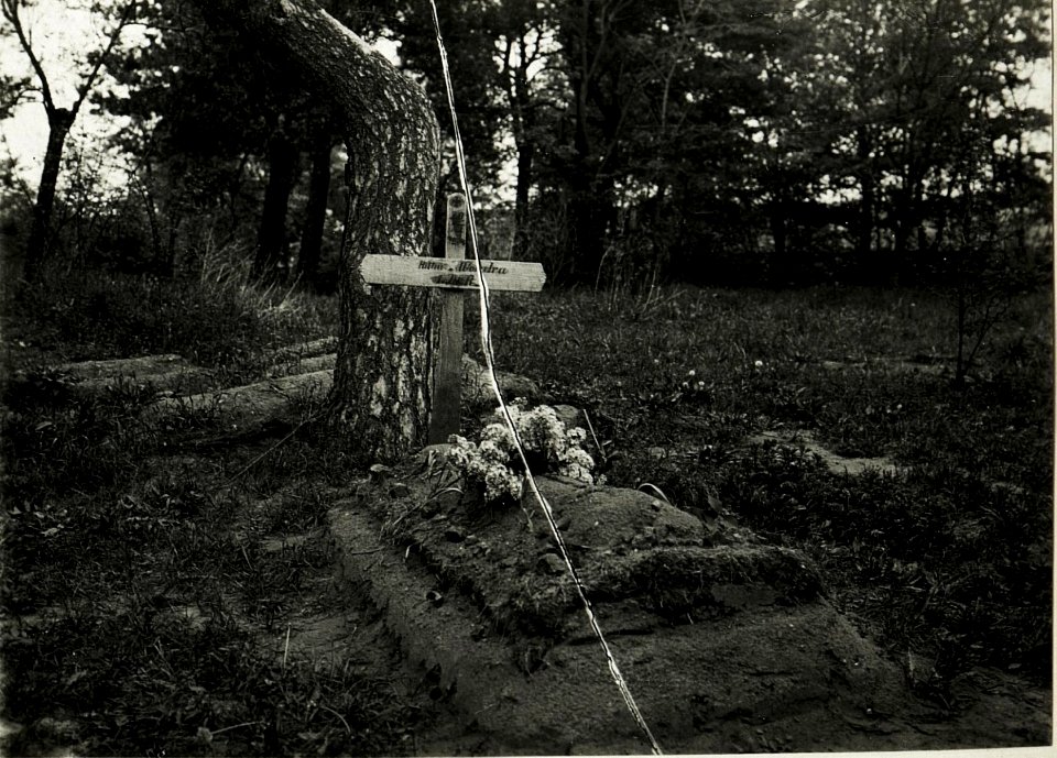 Grab im Friedhof östlich Lgota Wielka. Rittmeister Wondra, 1. Dragonerregiment, gefallen am 20.11.1914. (BildID 15589379)