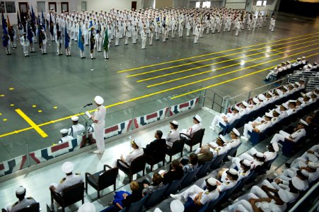 Graduation ceremony at Recruit Training Command 150605-N-AT895-435 photo