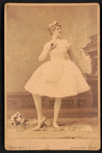 Grafton Cushing as Joan of Arc 1885 - Hasty Pudding - Pach Bro's Cambridge, Mass. LCCN2015651532
