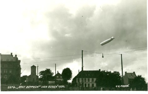 Graf Zeppelin over Bergen
