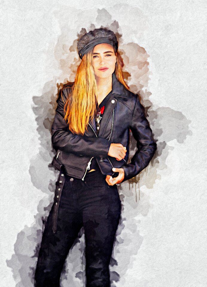 Painting digital women