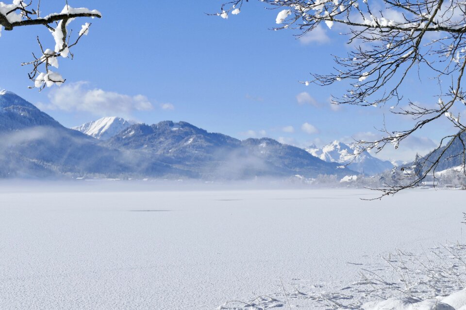 Cold ice nature