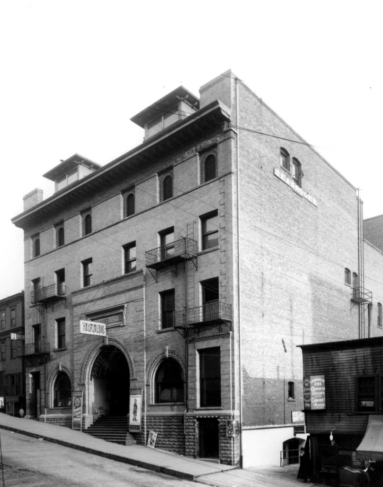 Grand Opera House, 217 Cherry St, Seattle, ca 1902 (CURTIS 2082)