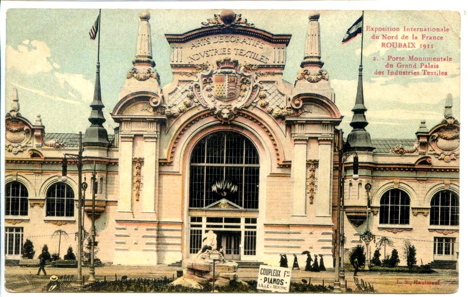 Grand palais des industries textiles 1911