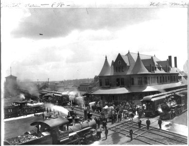 Grand Trunk Depot, Durand, Mich. LCCN2012649601