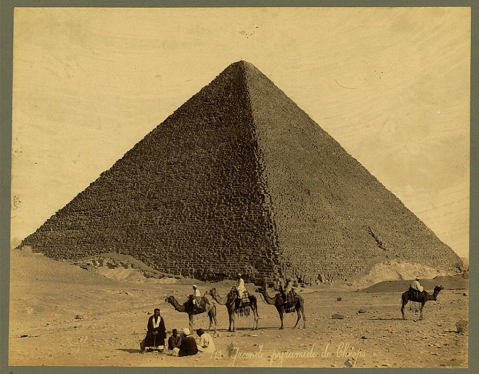 Grande pyramide de Chéops - Bonfils. LCCN2004666750