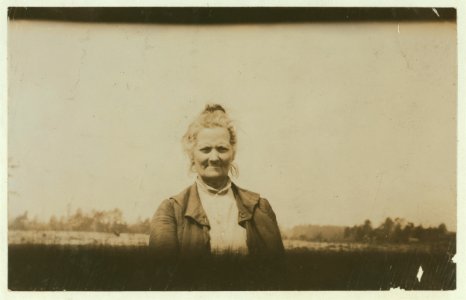 Grandmother of the Britt children. See 1914, also report of Lewis W. Hine on North Carolina. April 1915. LOC nclc.00249