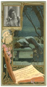 GRANIER, Jeanne. In 'Amants'. Photo Reutlinger