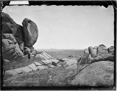 Granite rocks, near Laramie Peak. Albany County, Wyoming - NARA - 516864