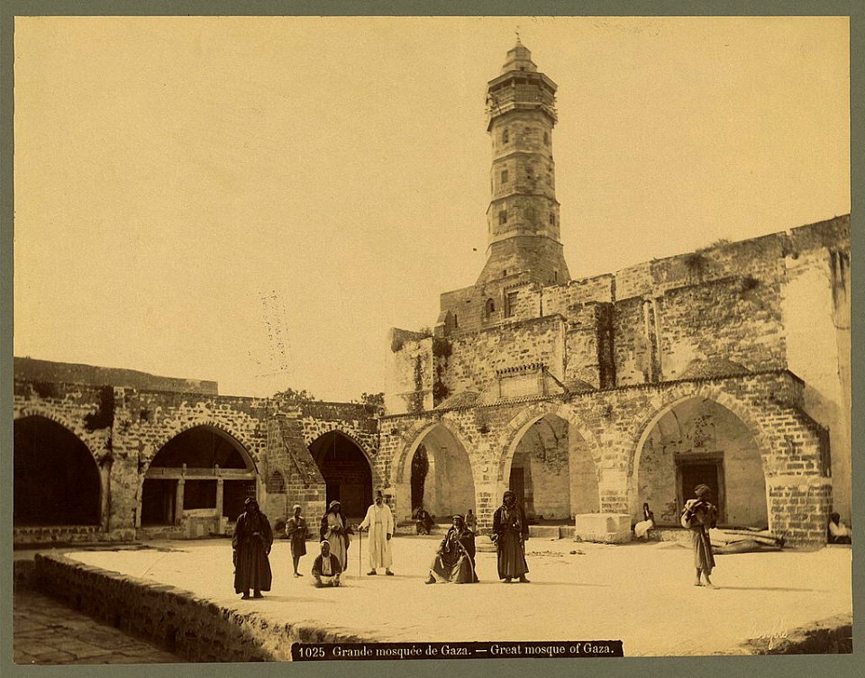 Grande mosquée de Gaza Great mosque of Gaza - - Bonfils. LCCN2004670436