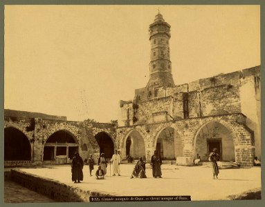 Grande mosquée de Gaza Great mosque of Gaza - - Bonfils. LCCN2004670436