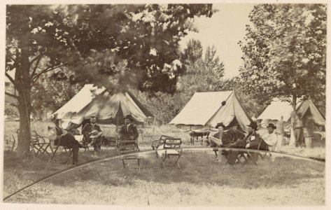 Grant and staff at City Point, Va., summer, 1864 LCCN2013647596