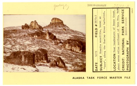 Granite monoliths, known as tors, along the Charley River batholith (33421590661)