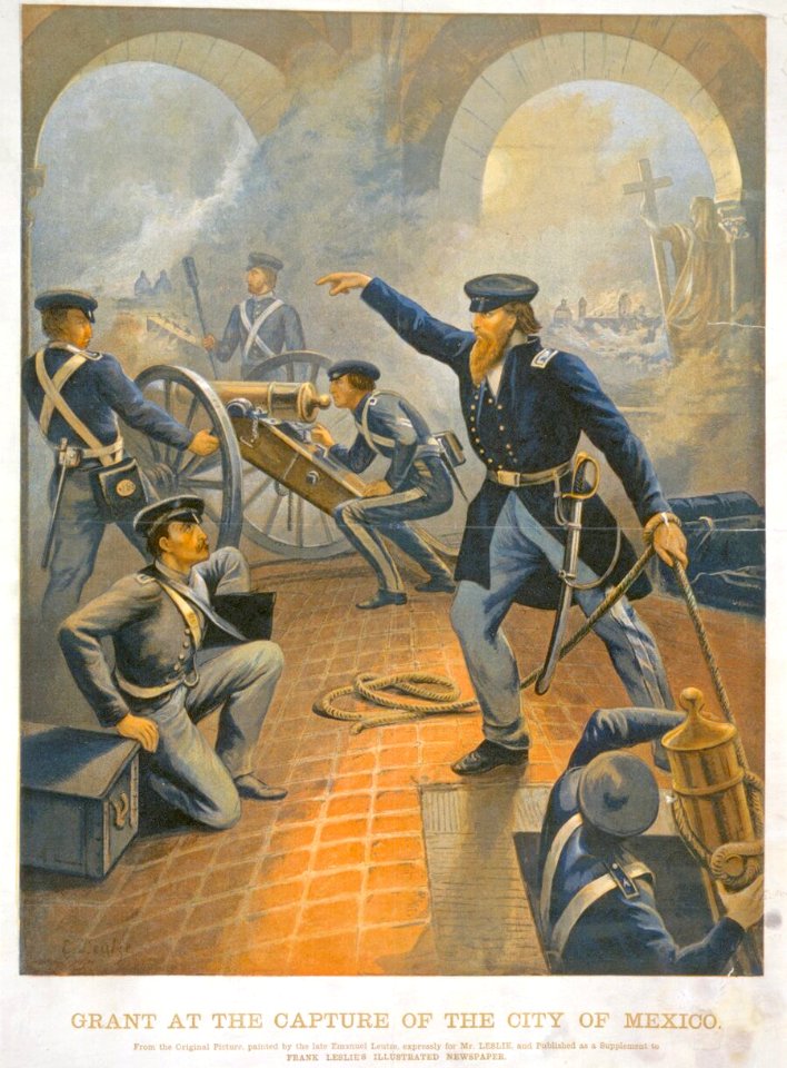 Grant at capture of Mexico City