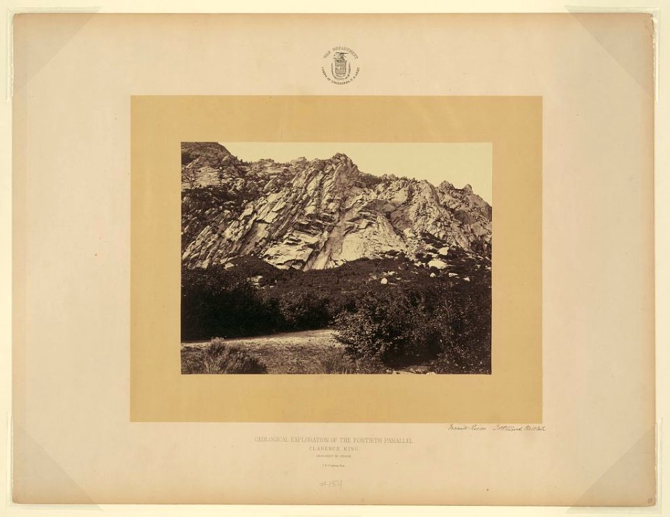 Granite Rocks, Cottonwood Cñ., Utah - T. H. O'Sullivan, phot. LCCN2002698575