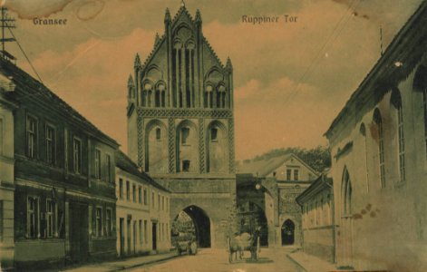 Gransee, Brandenburg - Ruppiner Tor (2) (Zeno Ansichtskarten)