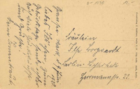 Gransee, Brandenburg - Stadtmauer (back) (Zeno Ansichtskarten)