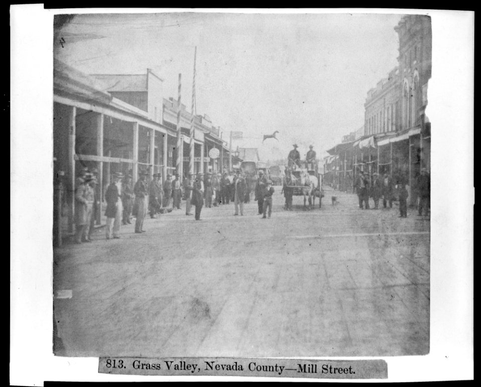 Grass Valley, Nevada Co. - Mill St. LCCN2002717215