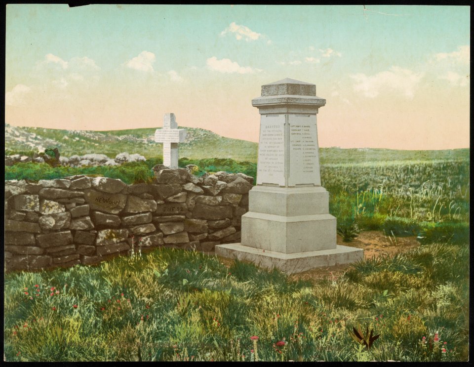 Graves of British Soliders, Battlefield of Majura Hill, South Africa LCCN2017657664
