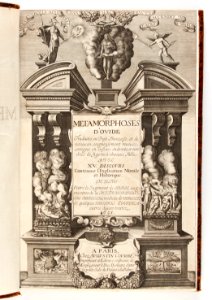 Graverat titelblad till Ovidius Metamorfoser, 1651 - Skoklosters slott - 93488