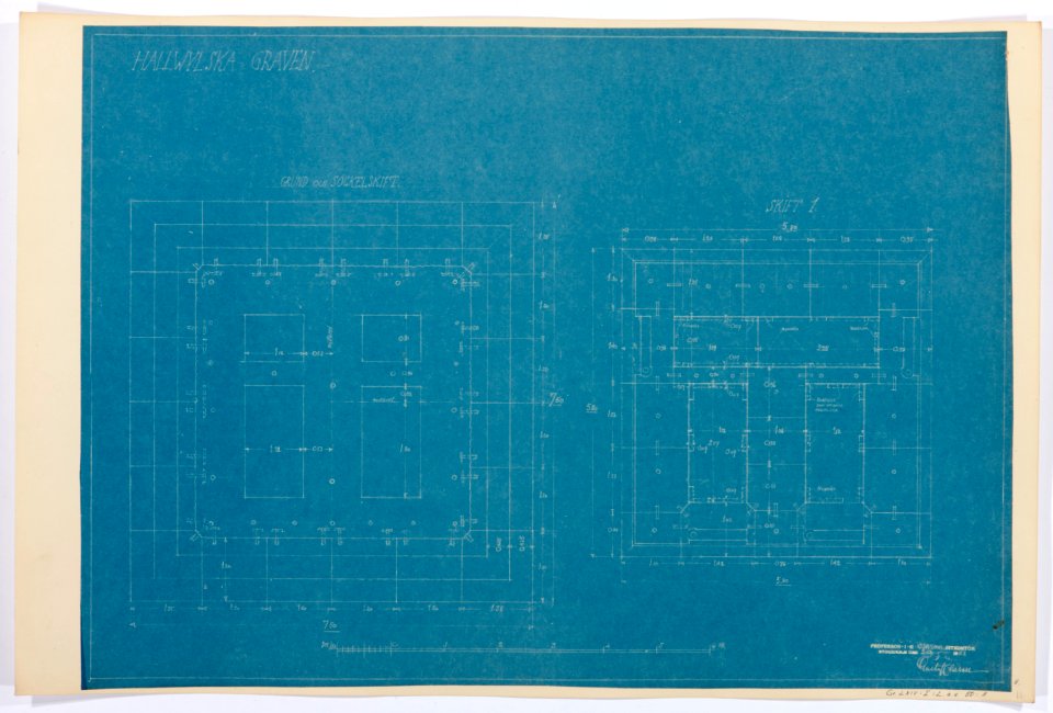Gravritning - Hallwylska museet - 102495