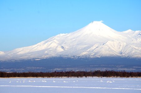 Vacation volcano river photo