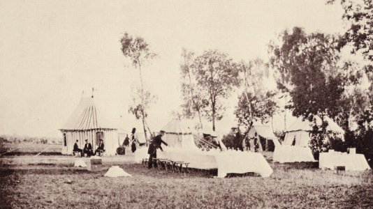Gray, Gustave Le - Das Lager bei Châlons – der Tisch des Kaisers (Zeno Fotografie)