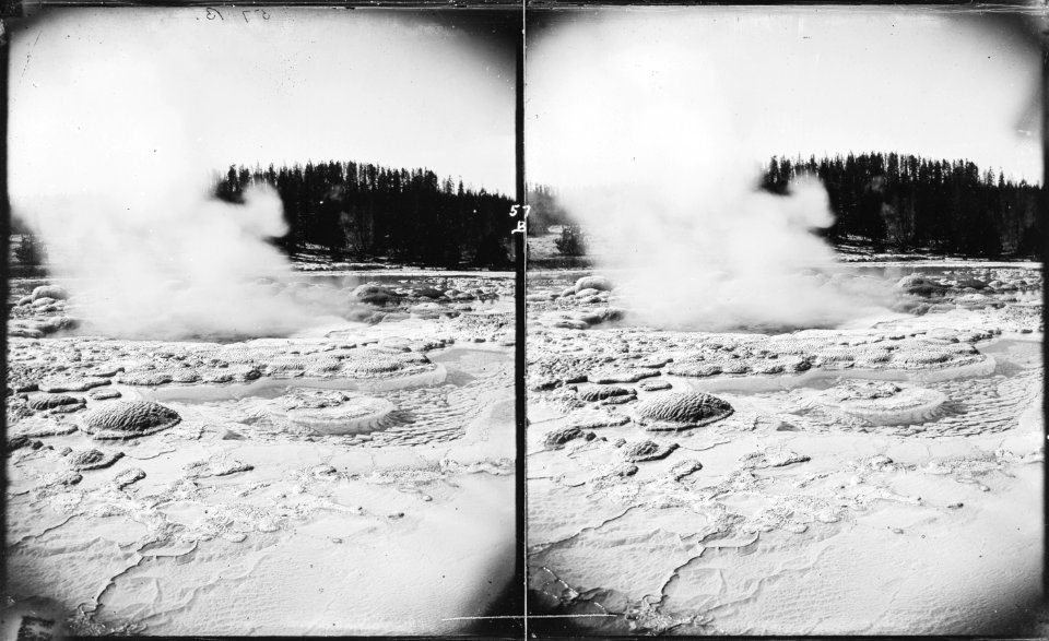 Great Fountain Geyser. Yellowstone National Park - NARA - 517287