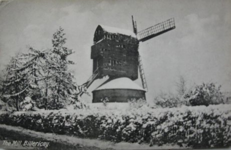 Great Burstead Windmill, snow scene