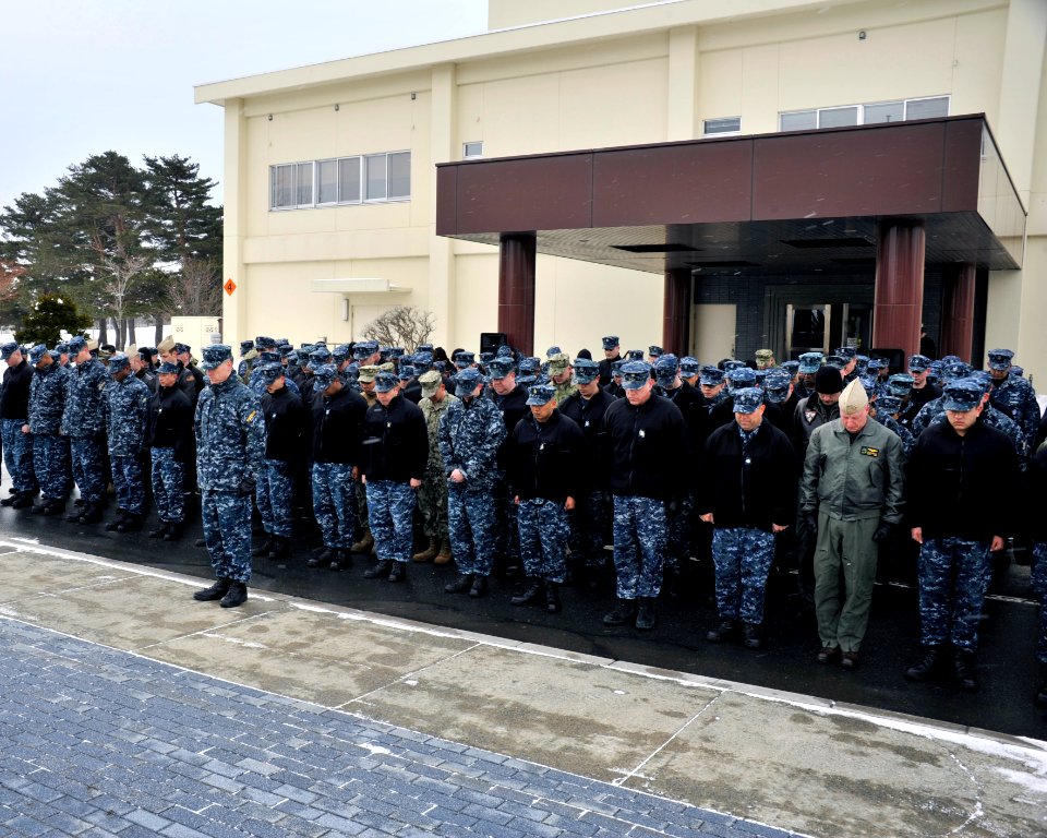 Great East Japan Earthquake Remembrance at NAF Misawa - March 11, 2011 140311-N-ZI955-045