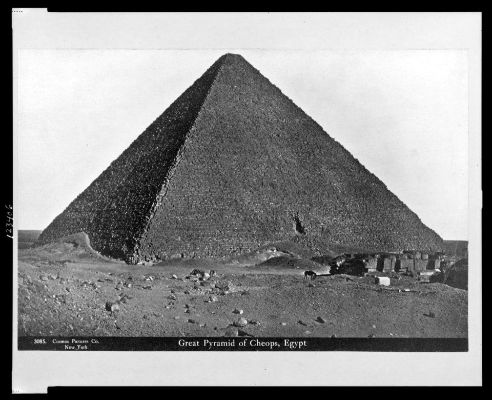 Great Pyramid of Cheops, Egypt - Cosmos Pictures Co., New York. LCCN99406436