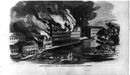 Great conflagration of the No. 1 Nashua Manufacturing Company, New Hampshire LCCN99614040