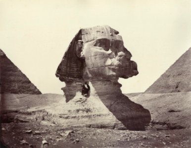 Great Sphinx of Giza by Félix Bonfils, 1888